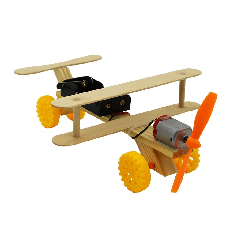 DC Motor Electric Taxiing Aircraft Making DIY Gadgets Scientific Experiment, Manual Material Package, Popular Science Model