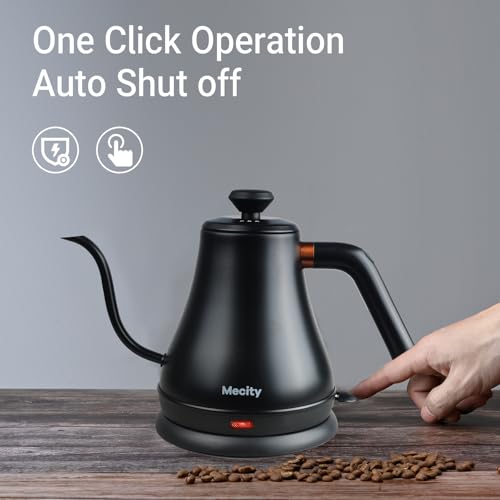 Mecity-Electric-Kettle-Gooseneck-Water-Kettle-Stainless-Steel-Tea-Kettle-Water-Boiler-Fast-Heating-Auto-Shut-Off-27-fl-oz-1000W-Matte-Black Mecity Electric Kettle Gooseneck Water Kettle Stainless Steel Tea Kettle Water Boiler Fast Heating Auto Shut Off 27 fl oz 1000W Matte Black