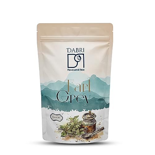 Image of Dabri Earl Grey Black Tea 100gm Pouch | Premium Black Tea With Pure Natural Bergamot Extract | Refreshing and Hydrating | No Preservatives | Garden to Cup | 100gm Pouch