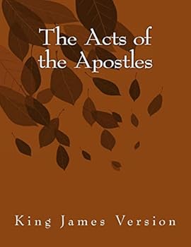Paperback The Acts of the Apostles: King James Version [Large Print] Book