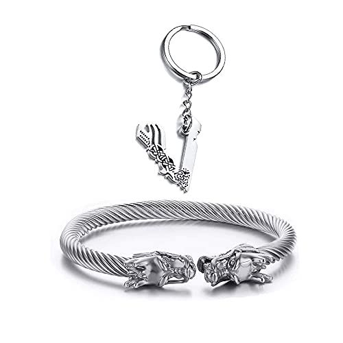 Colliers avec pendentif et bracelet tête de dragon pour soirées et voyage