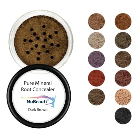 NuBeauti Hair Root Touch Up Powder Dark Brown Cover
