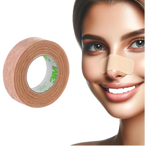 Dpm Tapes - Micropore 1533, Nastro Adesivo Chirurgico, Certificato di Conformità Medica, Microporoso e Flessibile, Cerotto Naso, Rinoplastica - Color Carne (2.50 cm x 9 m)