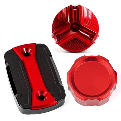 Tapa de depósito de líquido de frenos delantero y trasero de titanio para Yamaha MT03 2015-2021 5