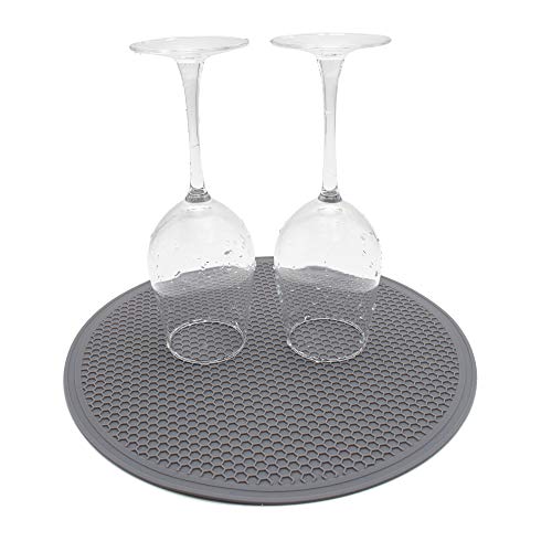 Tongjude Silicone Microwave Mat - 11.7\" x 11.7\" - Non-Slip Silicone Trivet, Hot Pot Holder, Jar Opener, Dishwasher Safe