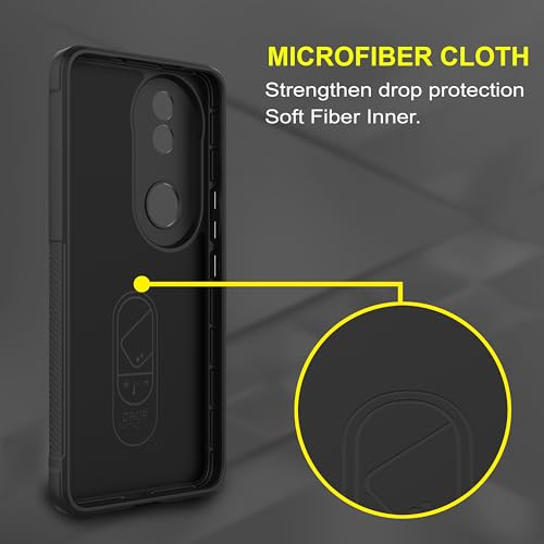 Image of amazon basics Back Case Cover for Vivo V50 5G | Compatible for Vivo V50 5G Back Cover | Liquid Silicon Magic Case with Camera Protection | Black
