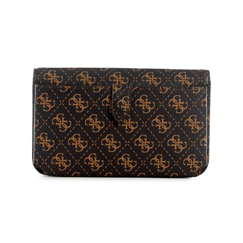 Image of GUESS Women's Black Printed Crossbody Bag| Ladies Purse Handbags | Gift For Ladies
