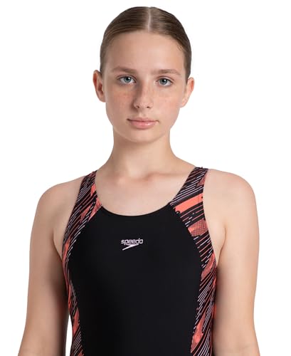 Image of Speedo Girl's Hyperboom Splice Muscleback Legsuit Swimwear