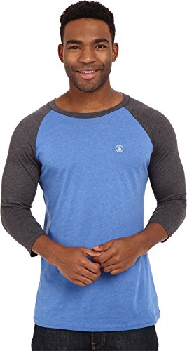 Volcom Men's Heather 3/4 Raglan T-Shirt
