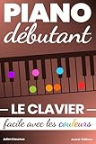  Piano Débutant. Le CLAVIER facile avec les couleurs