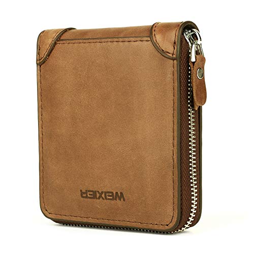 二つ折り財布 メンズ 牛革 男性用財布 札入れ コイン入れ小銭入れ付き 父の日 就職祝い バレンタインデー プレゼント (カーキ)