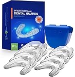 Mouth Guards for Teeth Grinding at Night: Moldable Custom Dental Guard for Sleeping - Nighttime Protection for Teeth 8 Packs