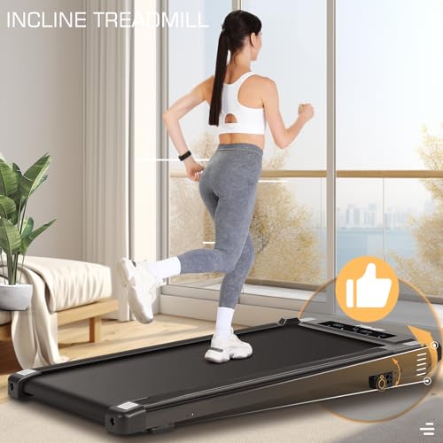 Caminadora compacta eléctrica Incline Walking Pad miniatura 4