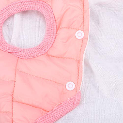 Roupas para cachorros-Pet Winter Algodão Adorable Dog Clothing Hoodie Colete Casaco Quente para Pet