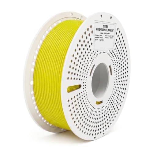 Image of 3IDEA PETG Sparkle 3D Printer Gold Filament 1.75mm, 1KG with Reusable Spool, Dimensional Accuracy ±0.02mm, Premium PETG for Strong, Smooth & Durable Prints