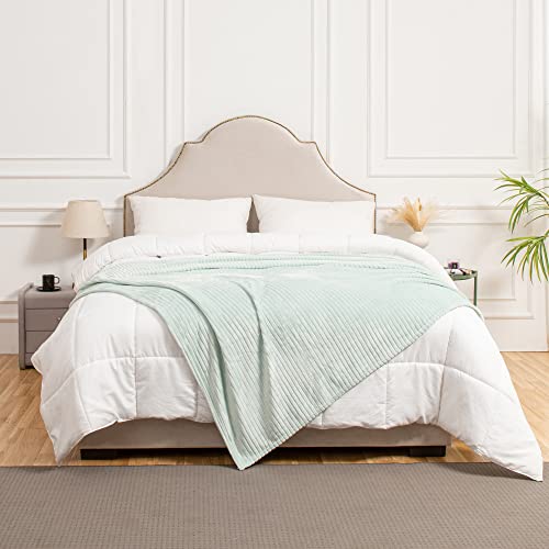 Fflmyuhul I U Fuzzy Throw Blanket With Super Soft And Warm Throw Flannel Blanket Mint … #TOP2