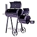 Produktbild Nexos BBQ Grill Smoker Grillwagen Holzkohlegrill 2 Kammern Barbecue 125x60x120 cm 28 kg Transporträder Temperaturanzeige Stahlblech Lüftungsklappen Ablageflächen