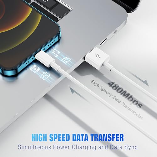 Image of iPhone Charger Fast Charging[Apple MFi Certified] 5pack 3 /3 /6 /6 /10FT Long Lightning Cable High Speed Data Sync Cord Compatible with 14 /13 /12 /11 Pro Max /XS MAX /XR /XS /X /8 /7 /Plus /6S /6 /SE /5S&More
