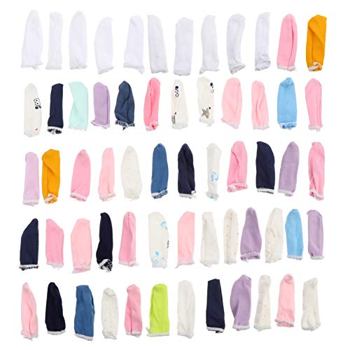 ARTIBETTER 60Pcs Dedeiras Algodão Guardas Dedo Proteção Dedo Dedo Dedo Mangas para Scrapbooking Cost