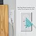 Clear Power 6 ft 3 Outlet Heavy Duty Flat Plug Extension Cord 14/3 SJT for Small Tools, Appliance and Office Equipment, White, 3 Prong Grounded, DCIC-0046-DC