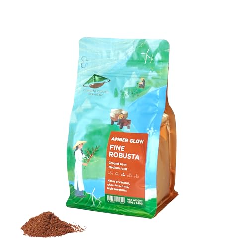 Conihat Ground Coffee - 100% Vietnamese Premium Fine Robusta, Medium