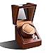 Produktbild KMMKK Uhr Winder Holz Motor Case 1 + 0 Automatische Wicklung Box Single Head Rotary Mechanische Uhrenbeweger