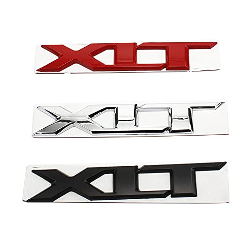 Image of for XLT Connected Letters Truck Car Sticker Emblem 3D Letter Badge Decal for Auto Body Trunk Tailgate Metal Name Plate Decorative Emblems Stickers (red), fenghongfukeji0606