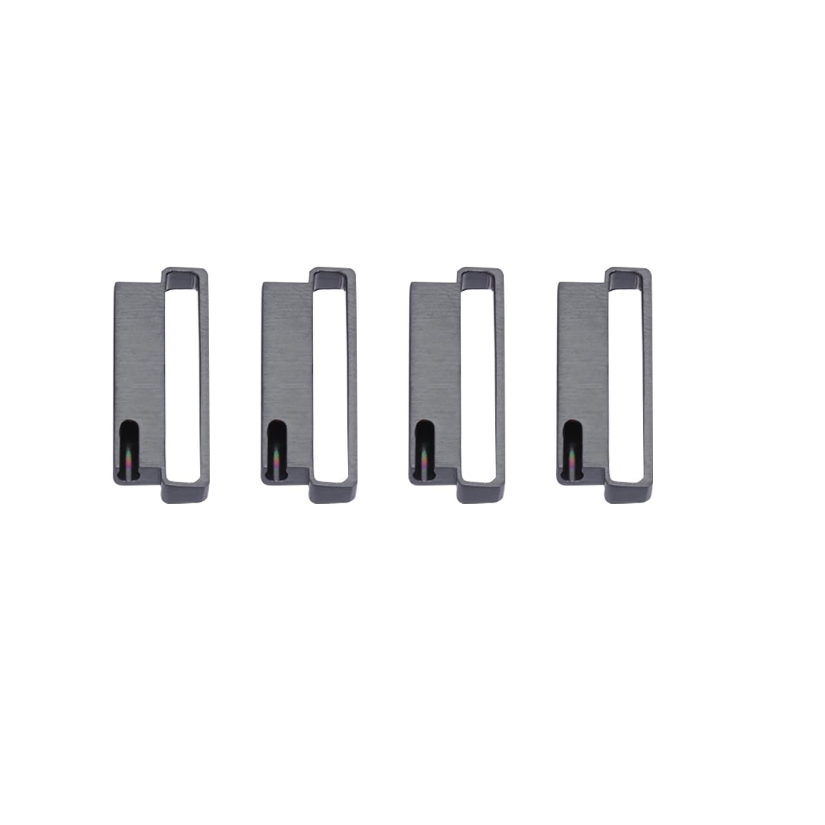 Hemobllo 4pcs Stainless Steel Watch Connector - One-Piece Smart Watch Adapter for 22mm Watches - Durable Metal Watch