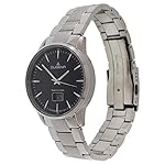 Dugena Herren-Armbanduhr Momentum, Funkuhrwerk, digitales Datum, Edelstahlgehäuse, Saphirglas, Edelstahlarmband, Faltschließe, 5 bar – Bild 3