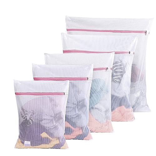 ZIPPED LAUNDRY Wash Net Bags Mesh Bra Socks Lingerie Clothes Washing 50x60 (1)