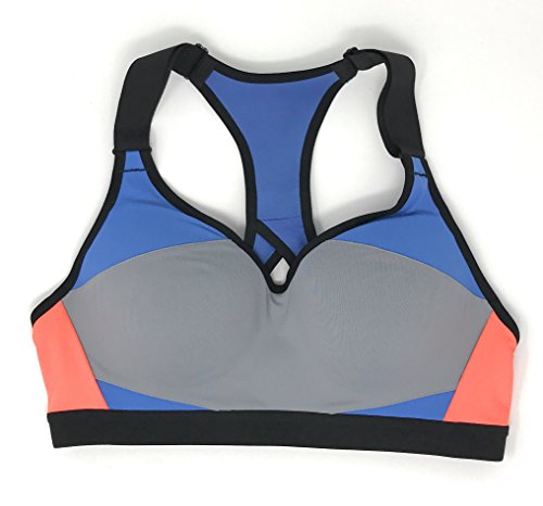 Victoria's Secret Incredible Sports Bra Adjustable Strap Gray Oasis Colorblock 32B