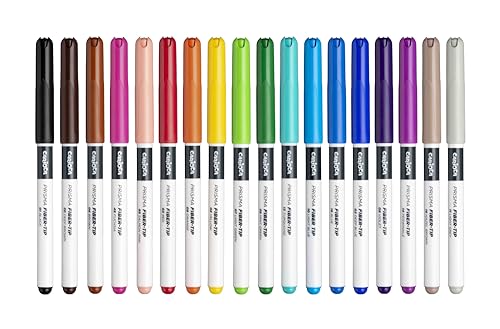 CARIOCA Colori Plus Prisma Fiber-tip Colored Markers with Fiber Tip, Double Line, Super Intense and Light-Resistant Ink - Image 2