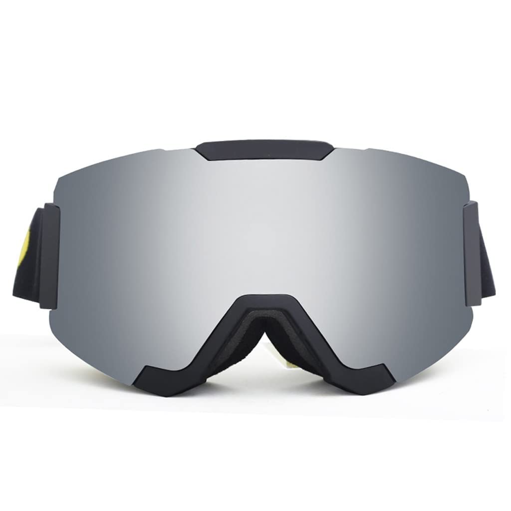 BAtlam Lunettes de Ski Anti-buée Haute définition Lunettes de motoneige d'hiver Sports de Plein air Lunettes de Ski de Patinage (Couleur : E, Taille : Taille Unique) (Taille Unique D)