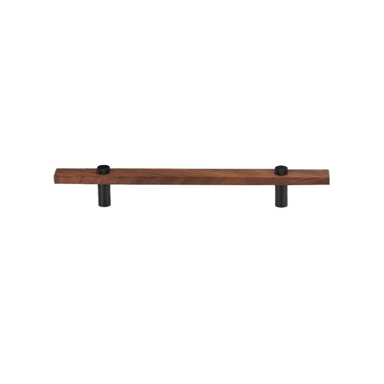 Ladfrtyu L200xw22.5xh36xc128mm-D Wooden Handles 2Pcs Walnut Brass Furniture Handles Long Modern Pulls Cupboard Wardrobe Dresser Shoe Box Wine Bar Drawer Cabinet Knobs(L200xw22.5xh36xc128mm-D)