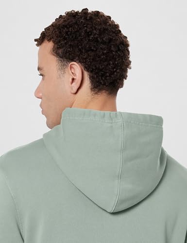 Image of Gap Men's Full Sleeve Hooded Neck Standard Fit Brushed Sweatshirt,Lt.Brown,XS