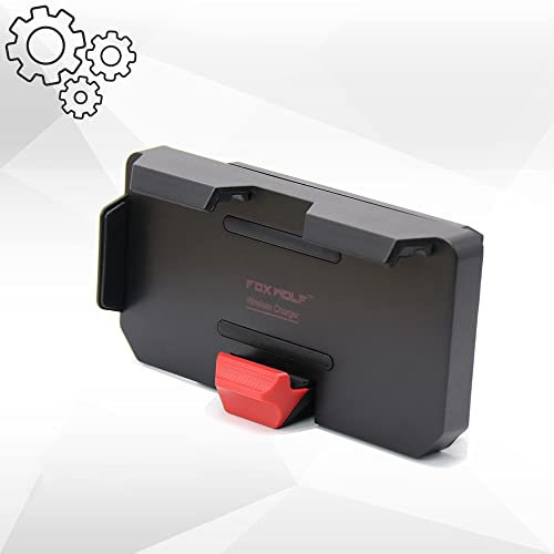 Wodpice Motorcycle Phone Mount for R1200GS, Mobile Phone Holder with Dual USB Charging Ports for R1200GS F800GS ADV F700GS R1250GS F850GS ADV