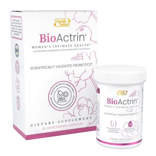 Bioactrin Yeast Infection Treatment for Women Pills– CLINICALLY Tested for Bacterial Vaginosis Treatment for Women Probiotics | Vaginial Ph Balance Pills | Vaginial Supplements for Women (28 Capsules)