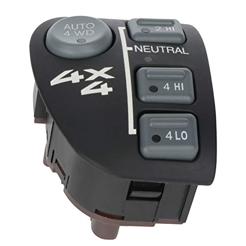 1570895819244092SW2170901-060 4WD Wheel Drive Switch 4x4 Transfer Case Button fits for 1998-05 for Chevy Blazer S10 Dash Mounted with Electric 4 Wheel Drive901-060 1998-04