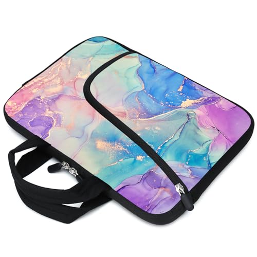 Funda para portátil de 12 pulgadas con asa y bolsillo frontal miniatura 3
