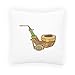 INNOGLEN Pipa De Steampunk Almohada Decorativa, Funda de cojín con Inserto o sin, 45x45cm t332p