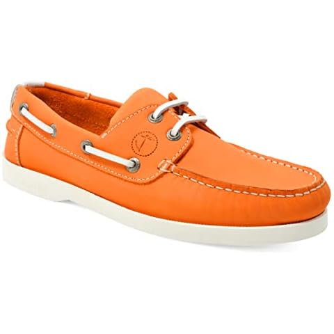 Seajure Chaussures Bateau pour Femme Vadu Cuir Nubuck Orange Cover