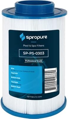 SpiroPure Replacement for Unicel 5CH-203 Pleatco PLAS35 Filbur FC-0303 Hot Tub Spa Pool Filter Replacement Cartridge