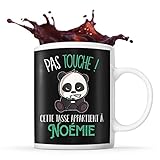 Planetee Tasse No�mie Pas Touche Panda | Mug Pr�nom Cadeau Anniversaire Humour