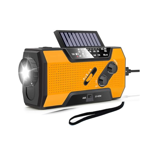 防災ラジオ 多機能 ポータブルラジオ スマホ充電可能 USB充電 大容量 ソーラー充電 手回し充電 防災グッズ AM/FM ワイドFM対応 懐中電灯 LED ライト SOSアラーム