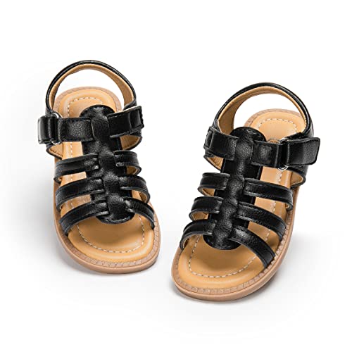 Image of Boys Girls Sandals Open Toe Breathable Princess Non-Slip Flats Summer Beach Lightweight Rubber Sole Sandals (Toddler /Little Kid)