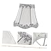 DOITOOL 1pc Lampshade for Home Decorative Lampshade Accessory Replacement for Floor Lamp Self-assembly No Tools Required