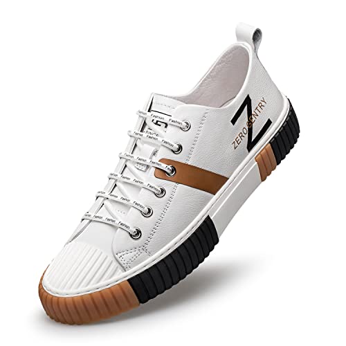 Image of ZRO Men's Leather Sneakers, Casual and Fashion Shoes for Men'S03300