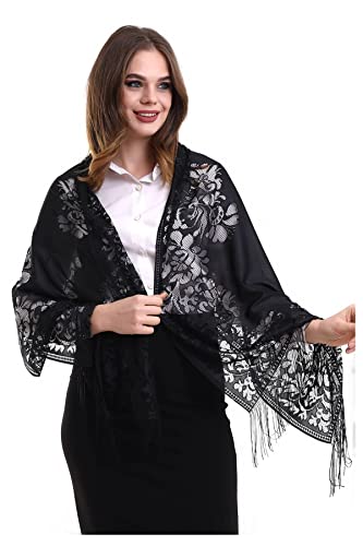 ihvan online, Lightweight Shawl for Women, Head Scarves Hijab, Soft Tulle Shawl, Head Covering Chapel Veil Lace Shawl2