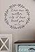 'Love one Another As I Have Loved You' winylowa naklejka ścienna winylowe litery dekoracyjne słowa na ścianę cytaty na ścianę z cytatami z Biblii