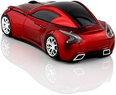 KLEIN Design FTD-MS127 car wireless optical mouse, cordless mouse car shaped, color red - Image 5
